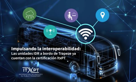 El sistema Trapeze  ha obtenido la certificación ITxPT para las unidades IDR de a bordo